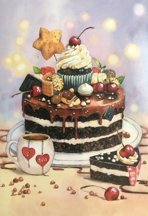 тортики рисунки