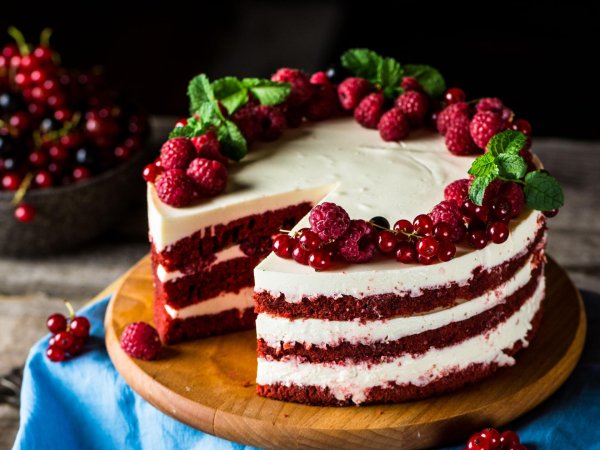 торт красный бархат