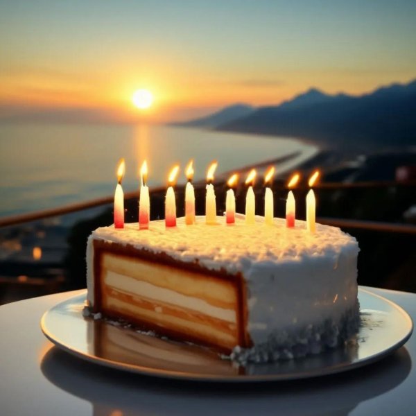 тортик со свечками