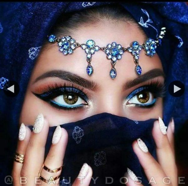 макияж восточной красавицы