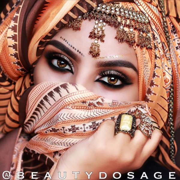 макияж арабский