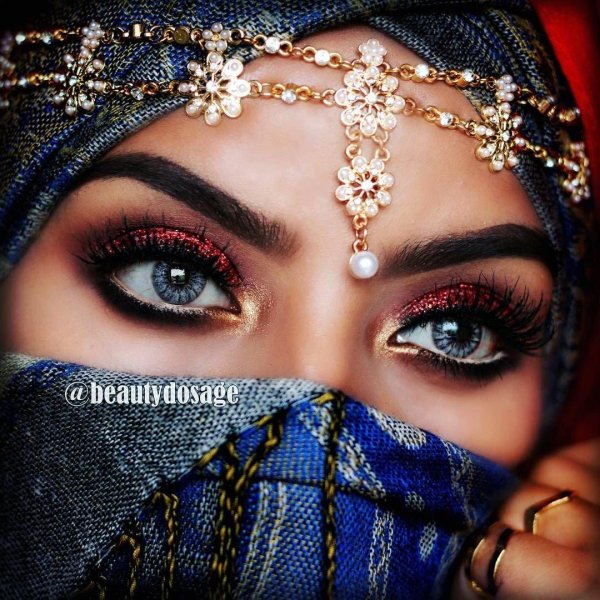 макияж арабский