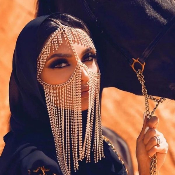 никаб вуаль бурга маска