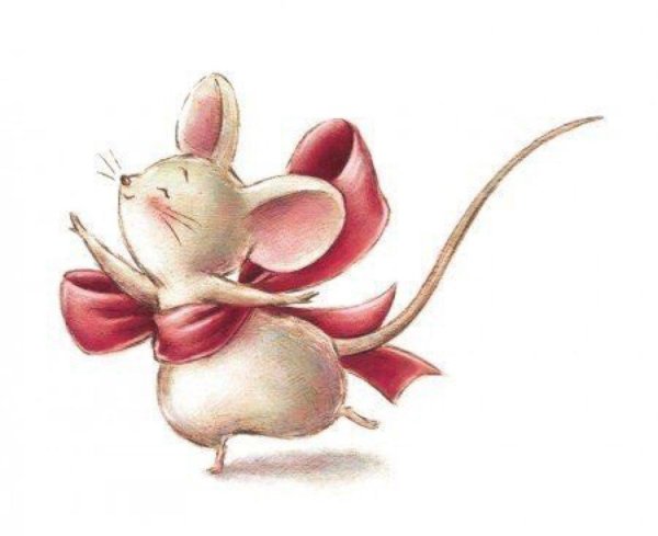 мышь с бантом