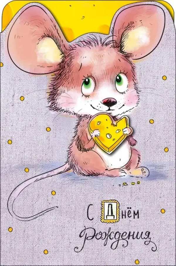 с днем рождения мышонок