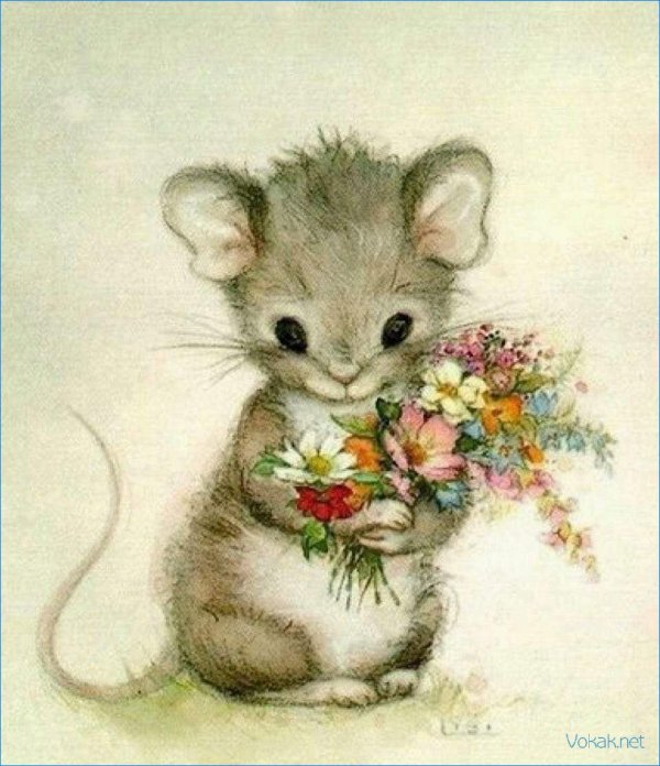 красивый мышонок