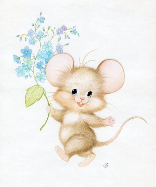 мышата рисунок