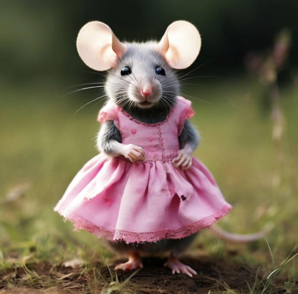 красивый мышонок