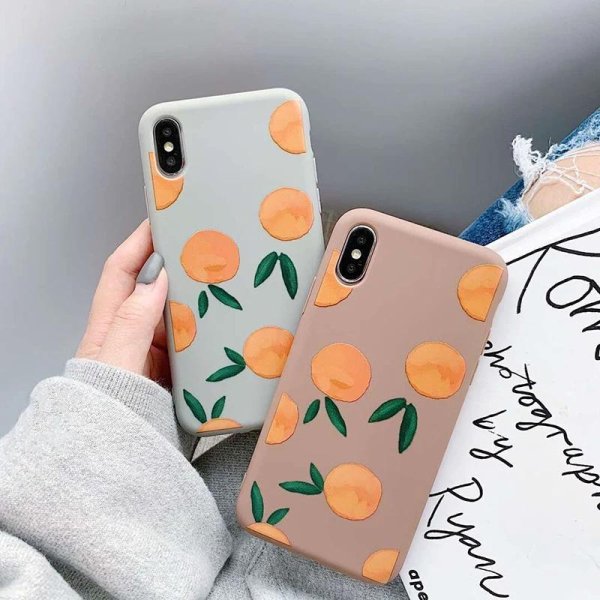 оранжевый чехол