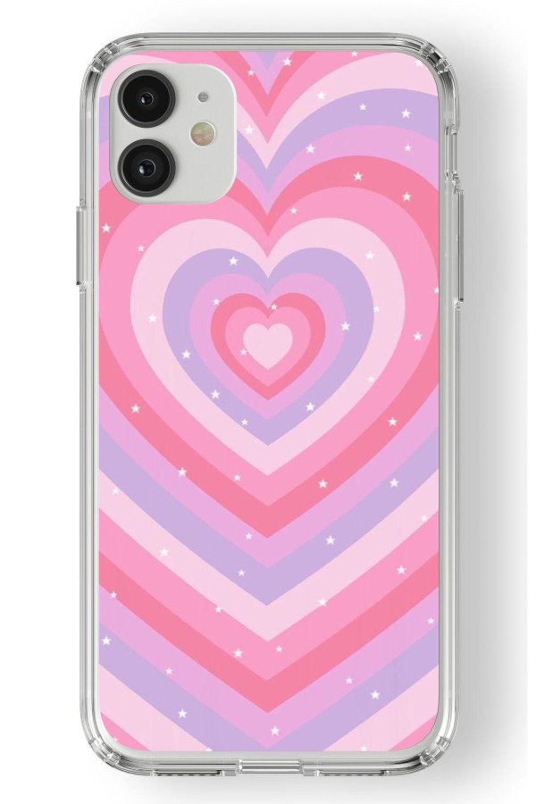 чехол с сердцем