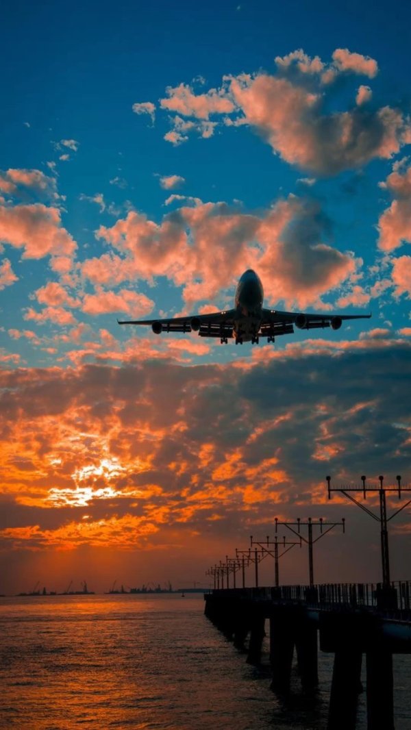 боинг 747 взлет