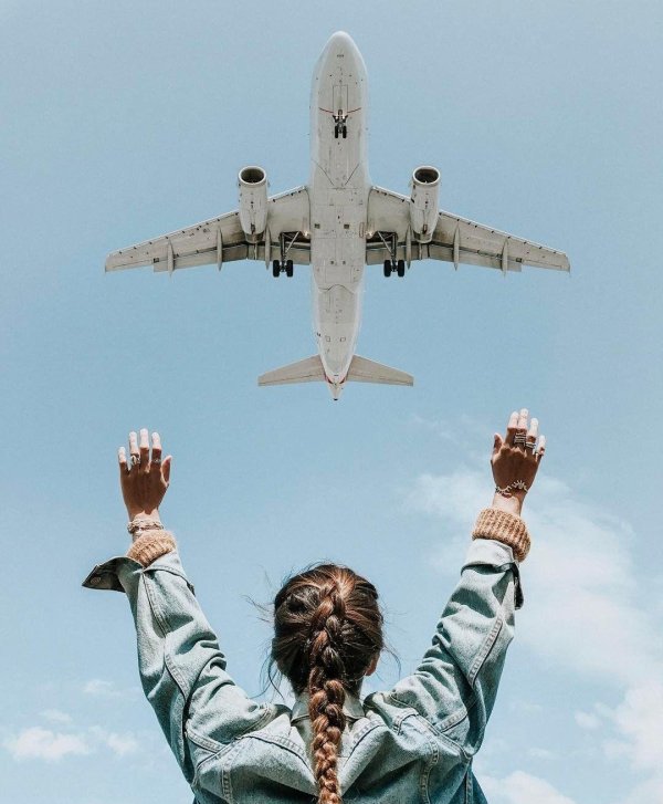 фотосессия с самолетом