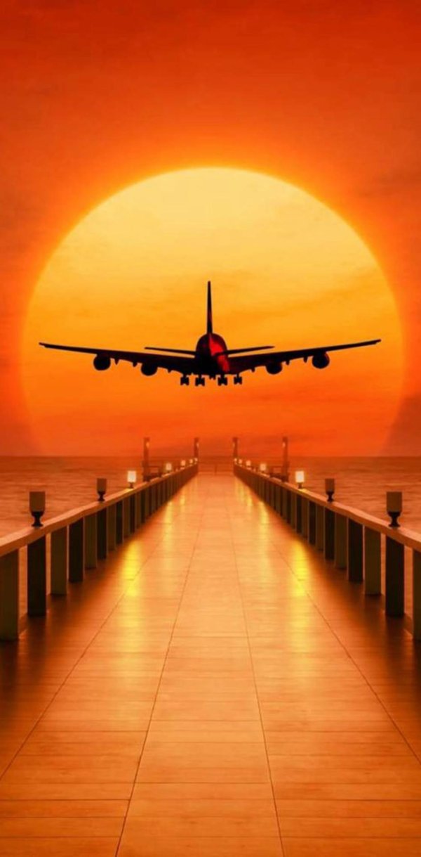 взлёт самолёта