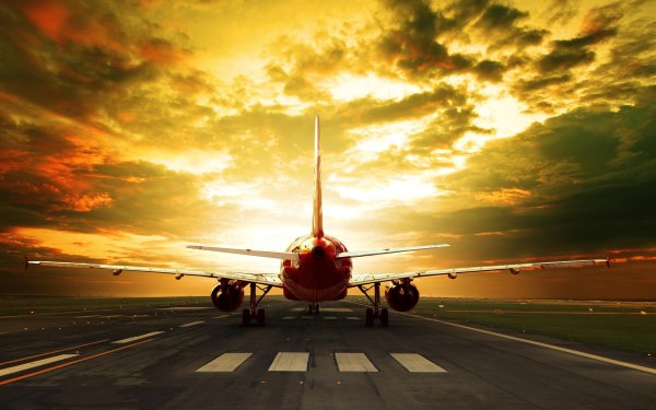 взлет самолета