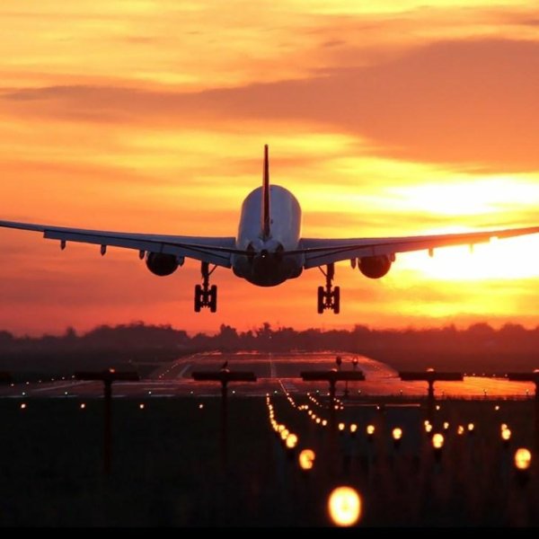 взлет самолета