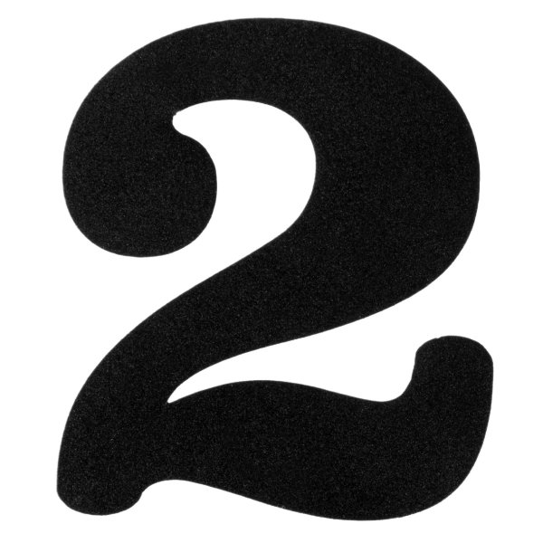 цифра 2 черная