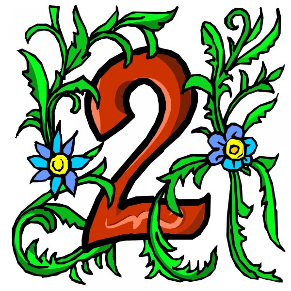 рисунки цифр