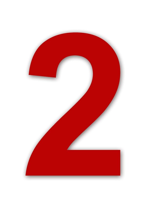 цифра 2 красного цвета