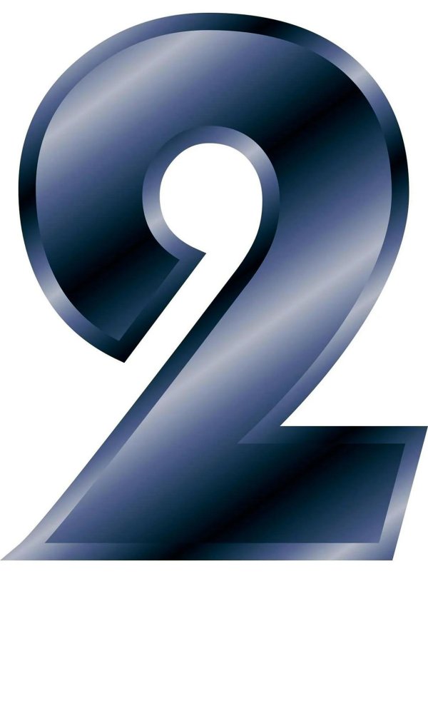 цифра на прозрачном фоне