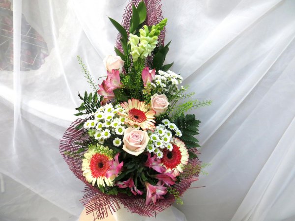 вертикальные букеты