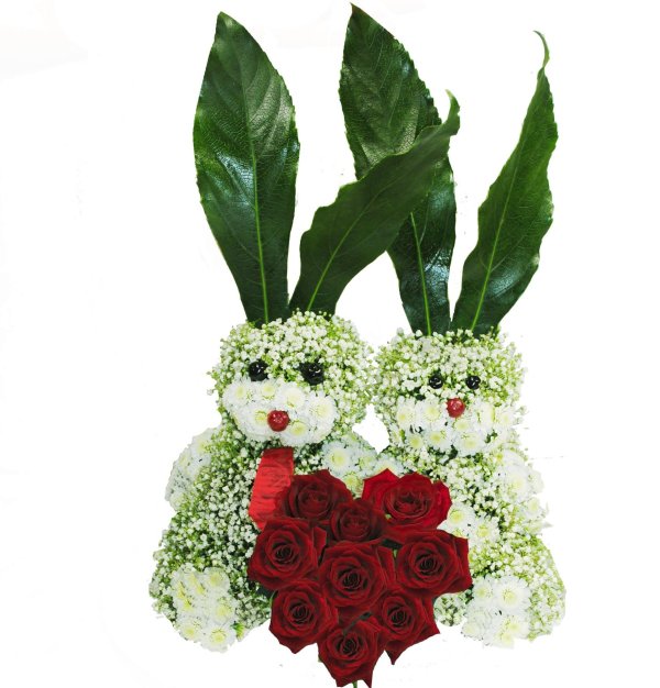 зверюшки из цветов