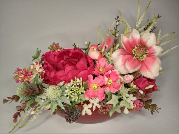 стиль помпадур во флористике