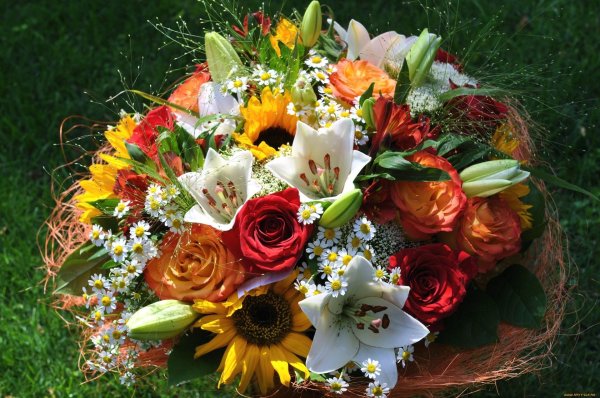 разное букет