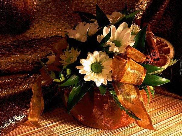 осенние букеты цветов