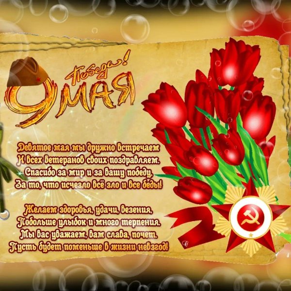 9 мая стих