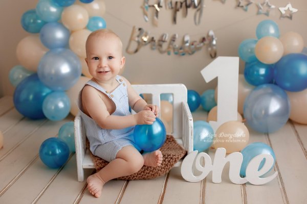 фотосессия на годик мальчику