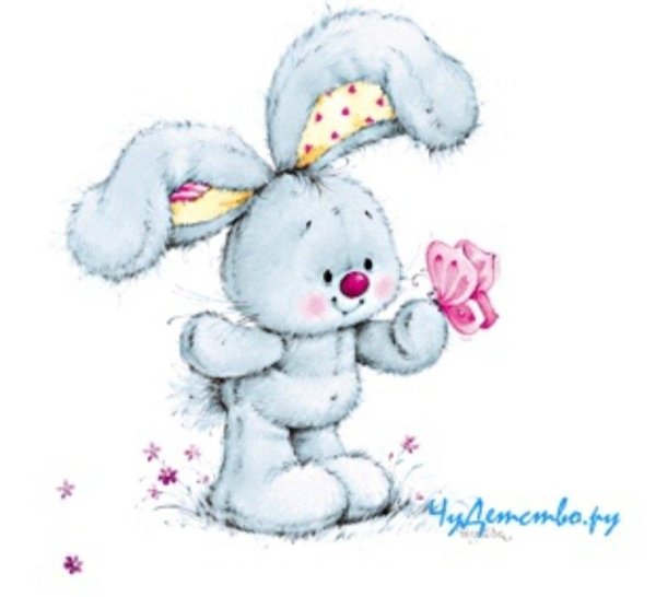 зайка рисунок