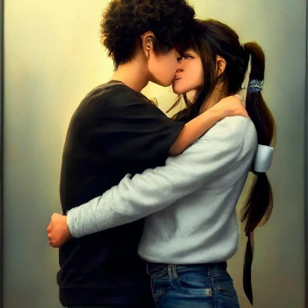 первой поцелуй