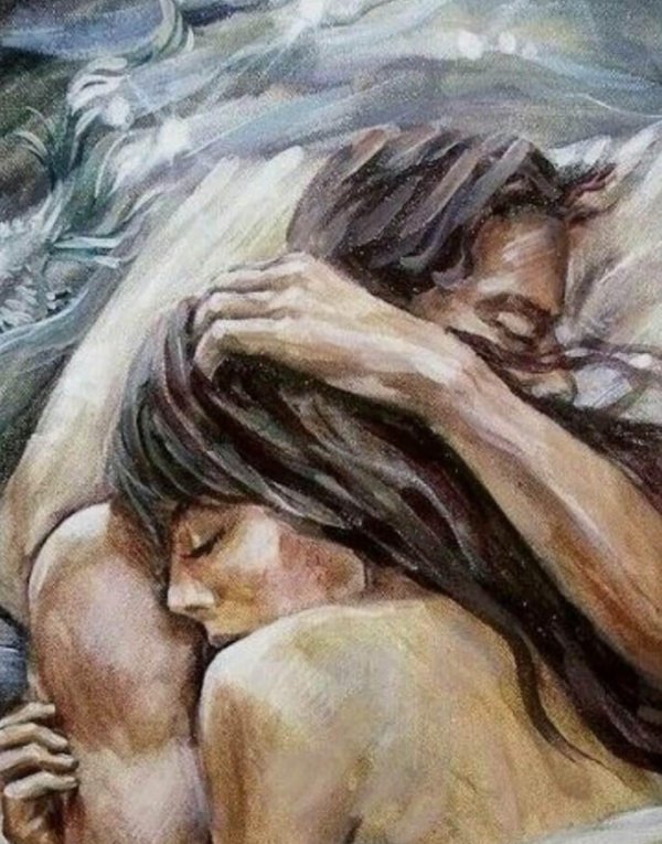 объятия живопись