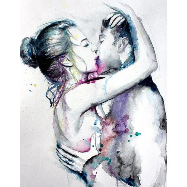 акварельная картина