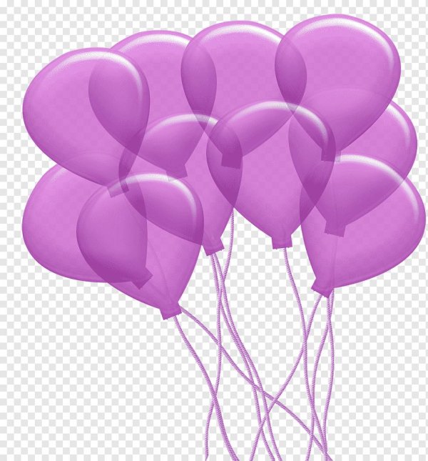 фиолетовые воздушные шары