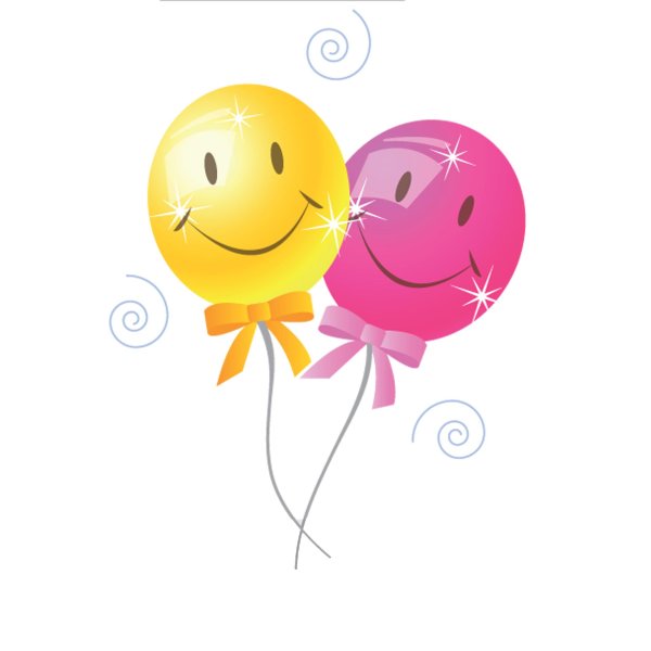 воздушный шарик смайл