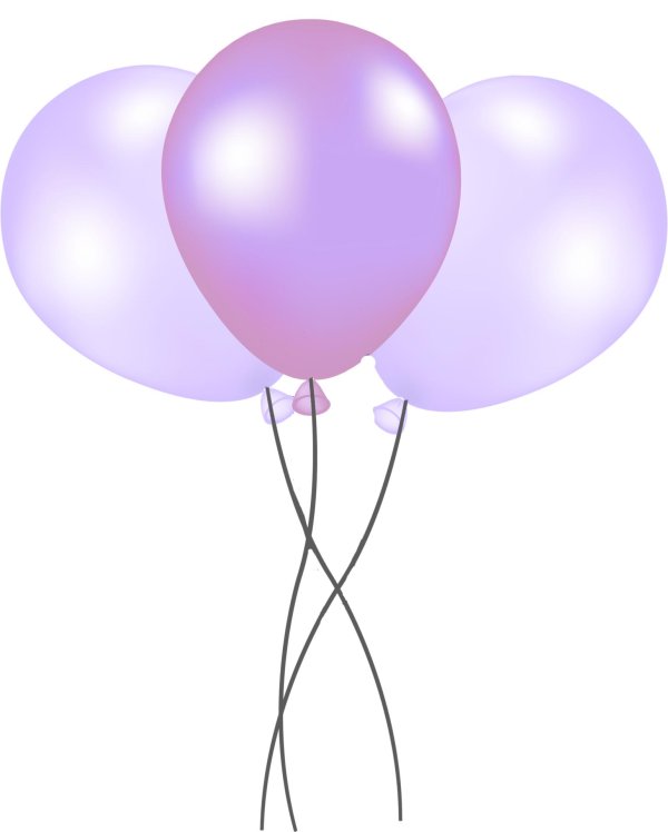 сиреневые шары