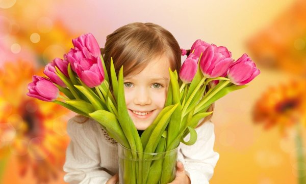 тюльпан для детей