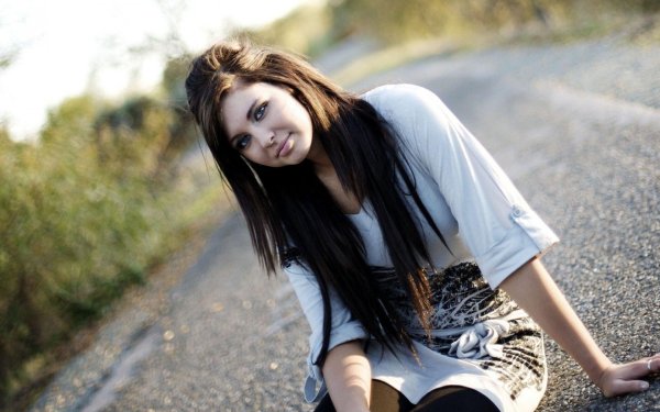фотографии красивой девушки