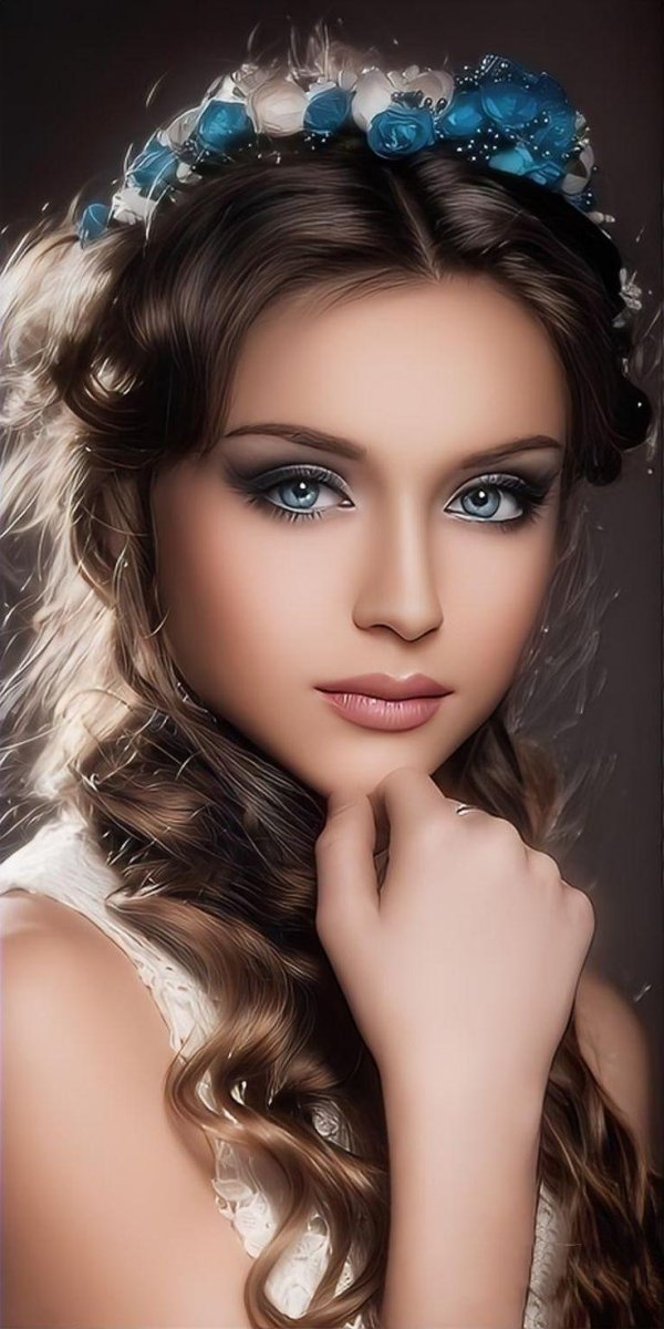 юная красавица