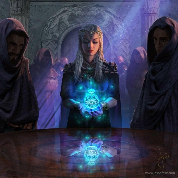 прорицательница арт