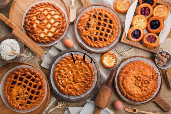 меню выпечки