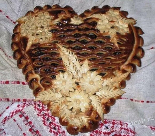 украшение дрожжевых пирогов