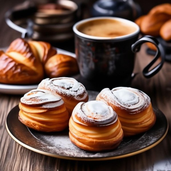 домашние сахарные булочки