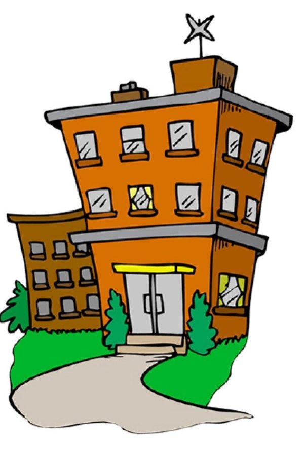 многоквартирный дом карандашом