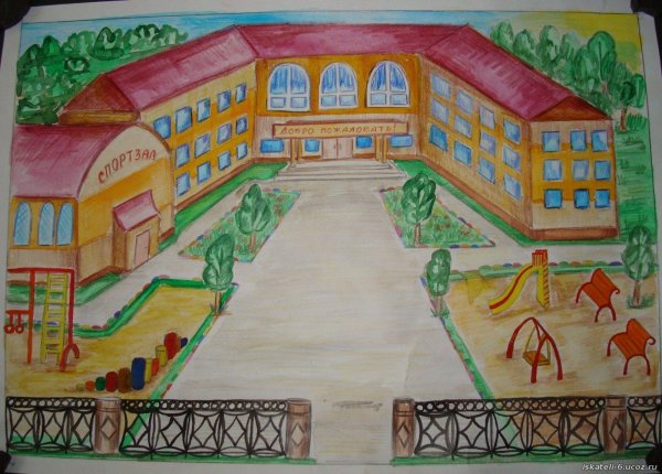 рисунки школ