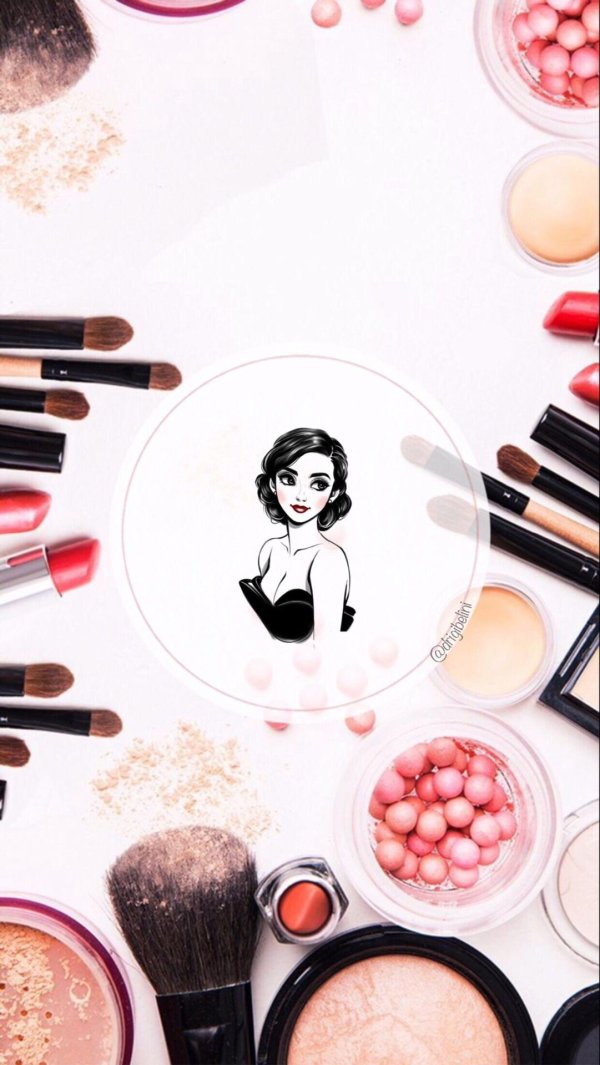 фон с косметикой