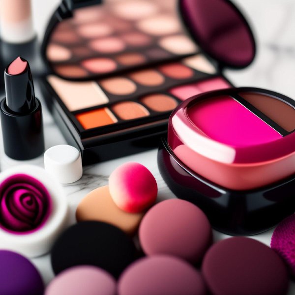 много косметики