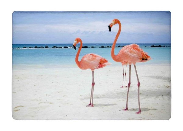 модульная картина фламинго