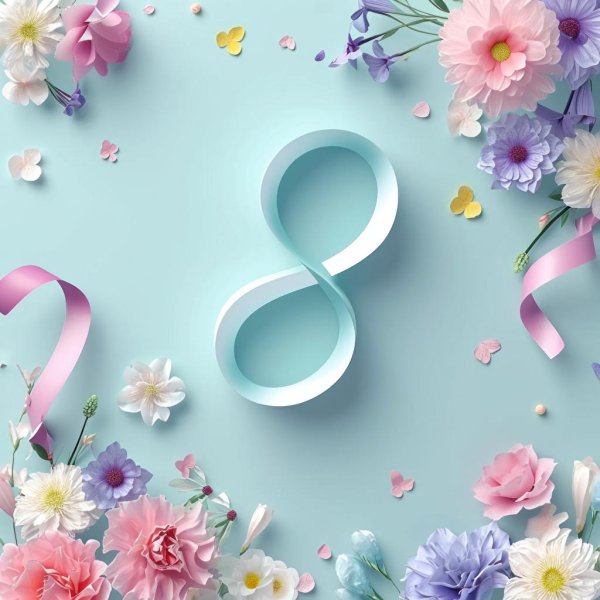 цифра 8 марта